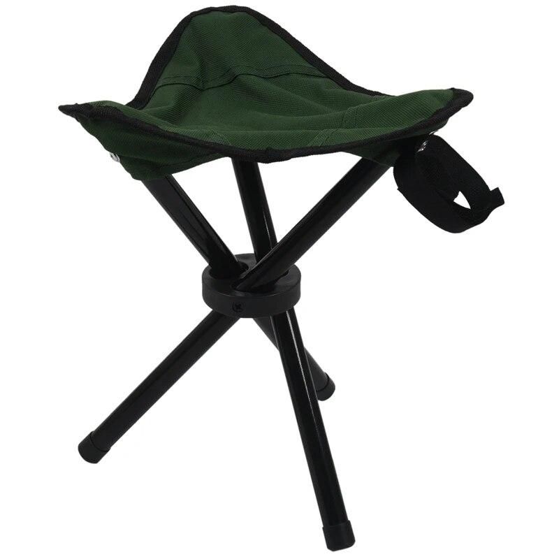 Folding Tripod Stool Outdoor Portable Camping Seat Lightweight Fishing Chair NEW