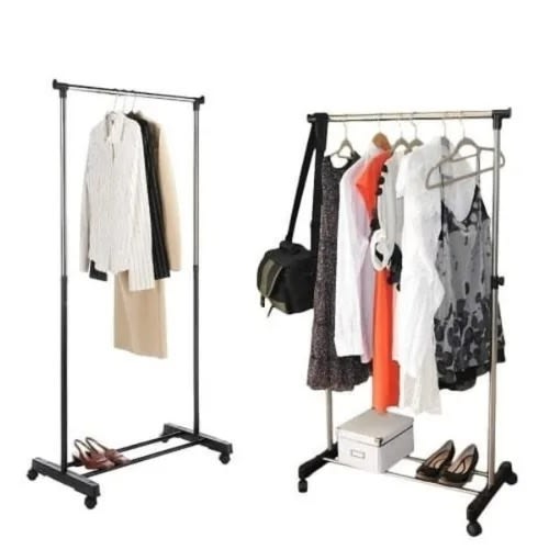Adjustable Single Pole Cloth Hanger -  80x60cm