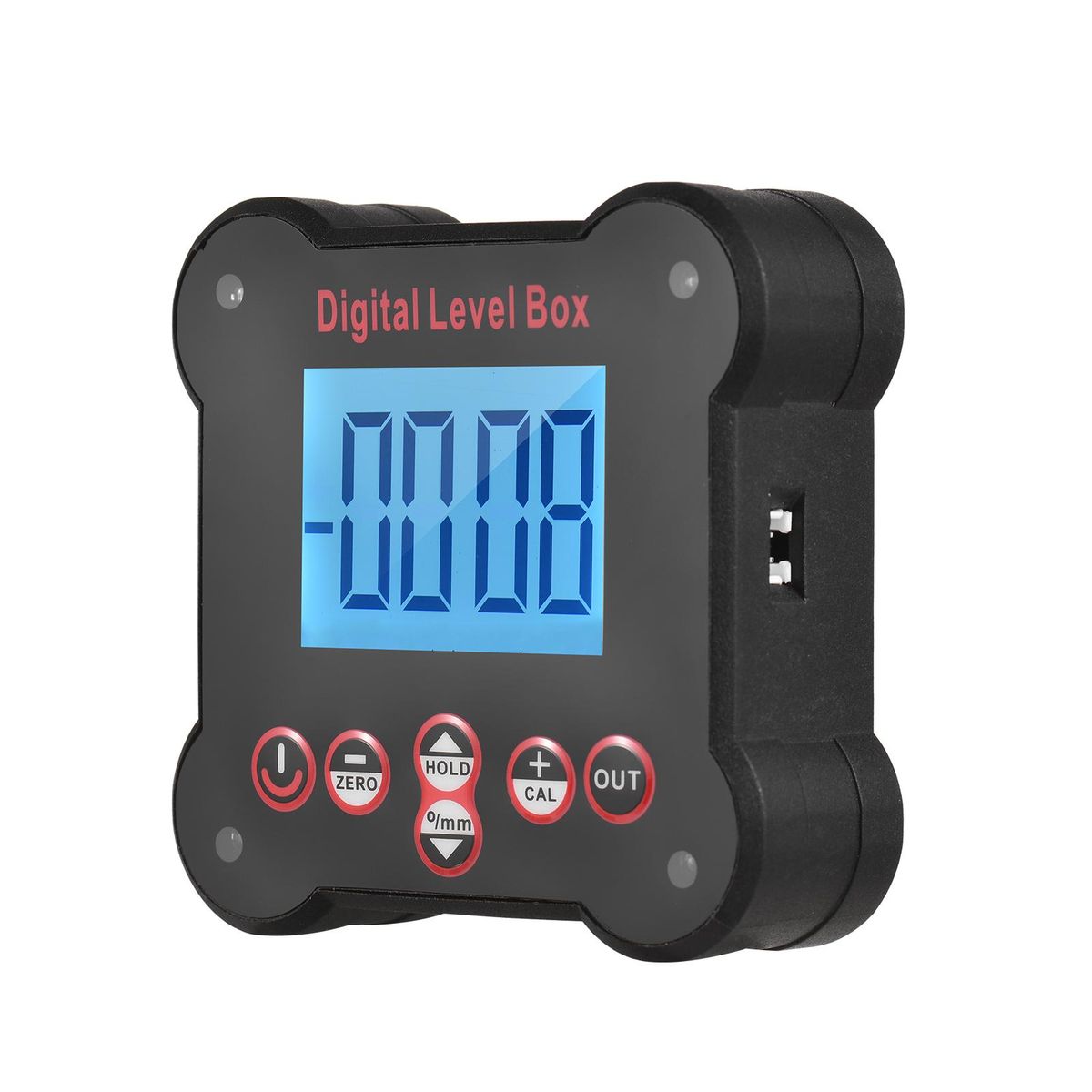 Digital Inclinometer 4*90&deg; Electronic Level and Angle Gauge Magnetic Angle Finder LCD Backlight Digital Protractor Measuring Tool for Woodwork Building Automobile