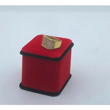 Men's Stone Ring - Gold