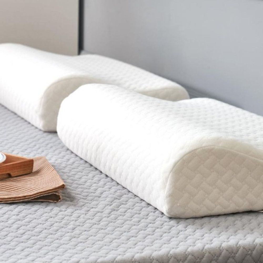 Life Queen Size Contour Memory Foam Pillow, Neck Pain Relief