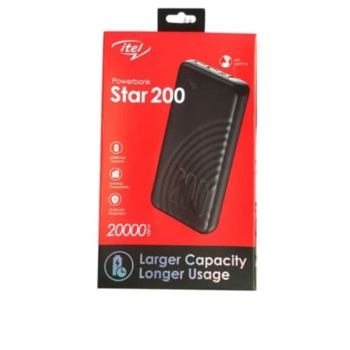 Star 200 Power Bank With Bright Torch - 20000mah