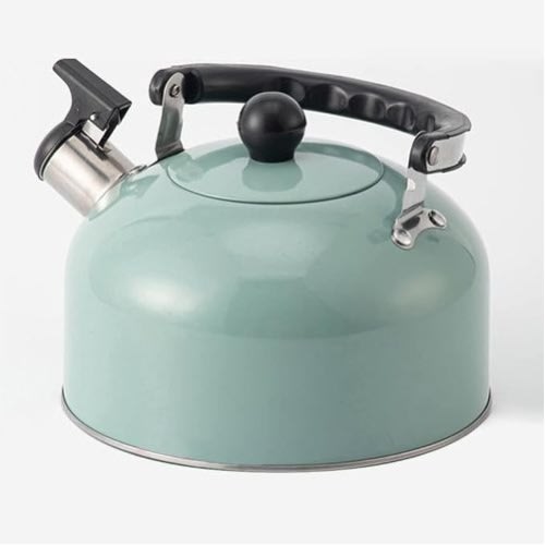 Stovetop Kettle High Steel Automatic Whistle Kettle - 3.0L - Green