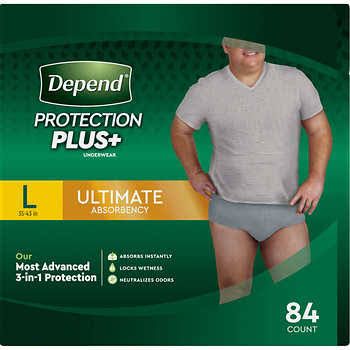 Protection Plus Ultimate Underwear For Men Large - 84 Counts