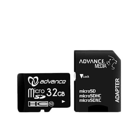 32GB Micro-SD Advance Memory Card with Adapter