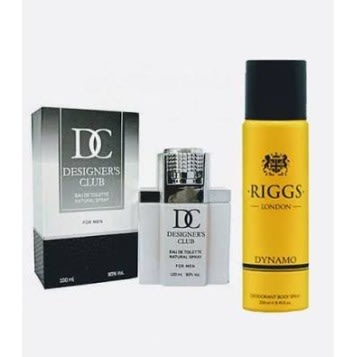 Designer Club Perfume 100ml And Riggs Spray 250ml