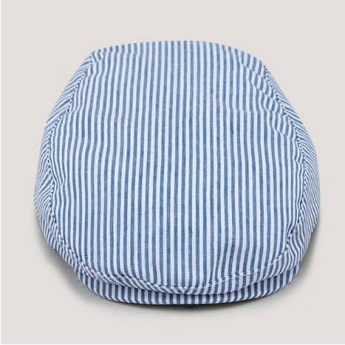 Baby Boys Stripe Cap - Blue