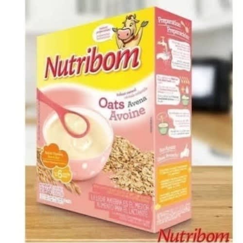 Nutribom Baby Food Cereal Oats - 350g - 16 Packs - 1 Carton