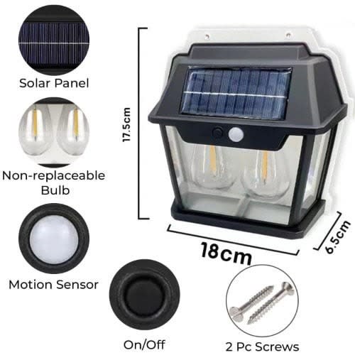 Outdoor Solar Wall Lamp