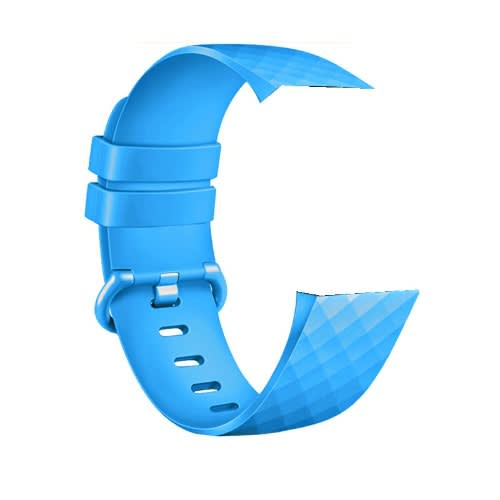 Replacement Strap For Fitbit Charge 4 Fitness Tracker - Blue - Large