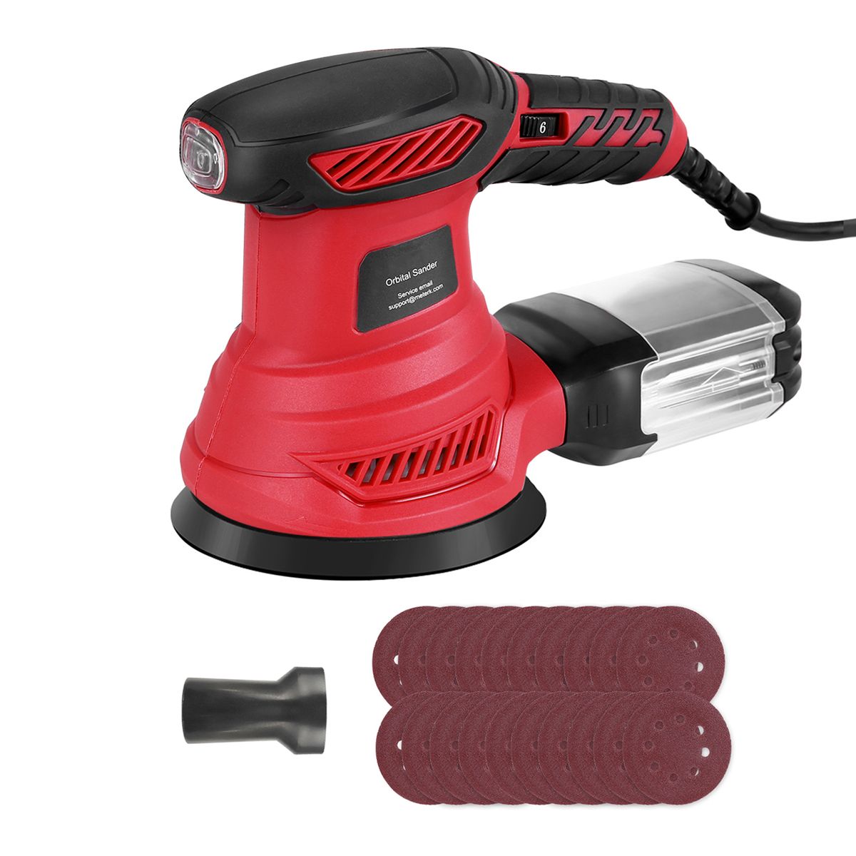 FL117 300W Orbit Sander 2.5A Random Orbit Sander 13000 OPM 6