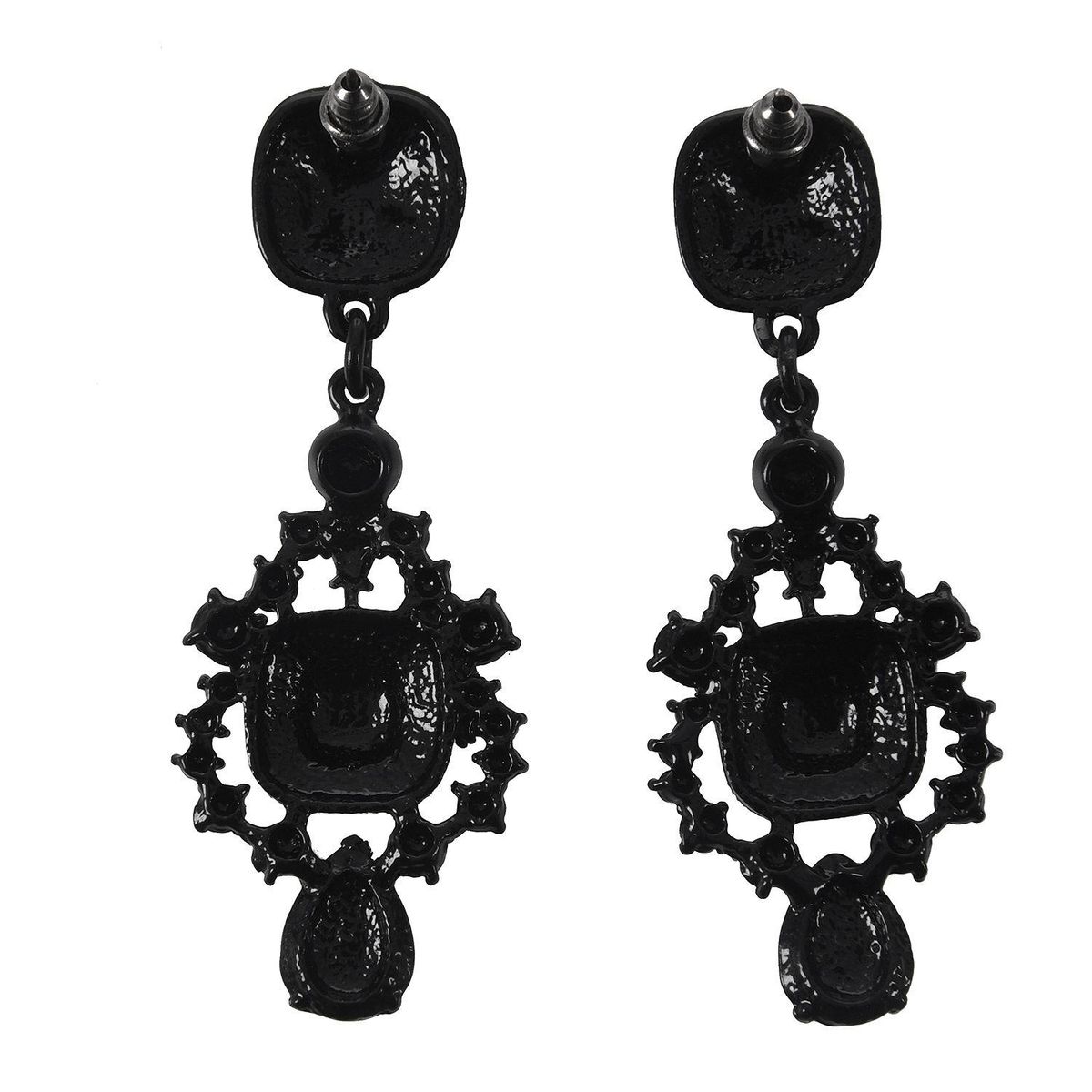 Elegant Crystal long wedding dangle woman pea Earrings