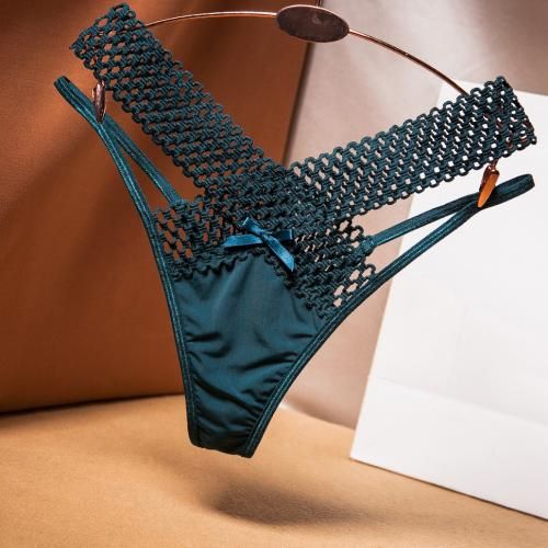 Ladies Sexy Lace Panties Low Waist Temptation Underwear Green