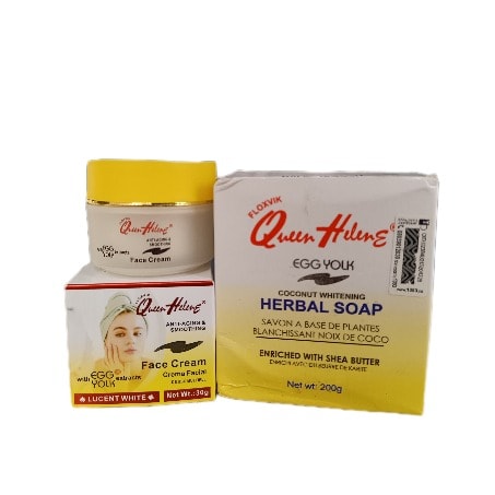 Queen Helene Anti-aging & Smoothing - With Egg Yolk Extract Face Cream 30g - Soap 200g