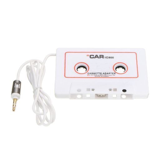 Car Audio Tape Cassette To Jack AUX For IPod IPhone Converter Adapter