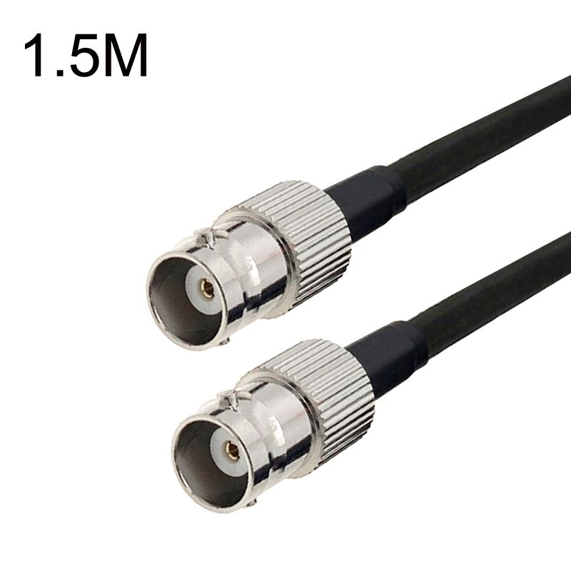 BNC Female To BNC Female RG58 Cable, Cable Length:1.5m