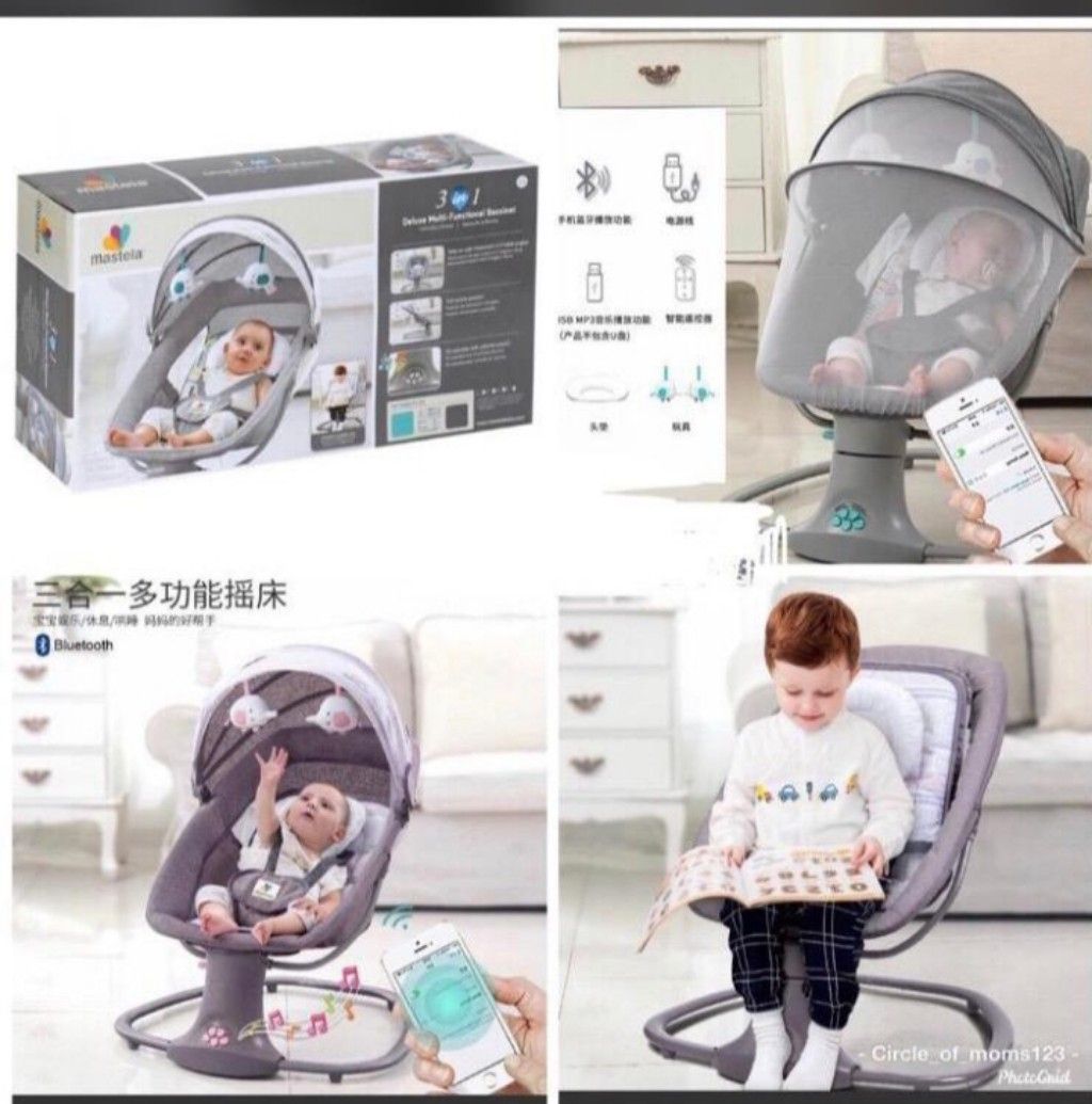 3 In 1 Baby  Electric Swing