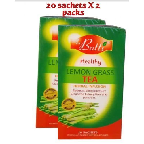 Two Packs Of Healthy Lemon Grass Healing Tea