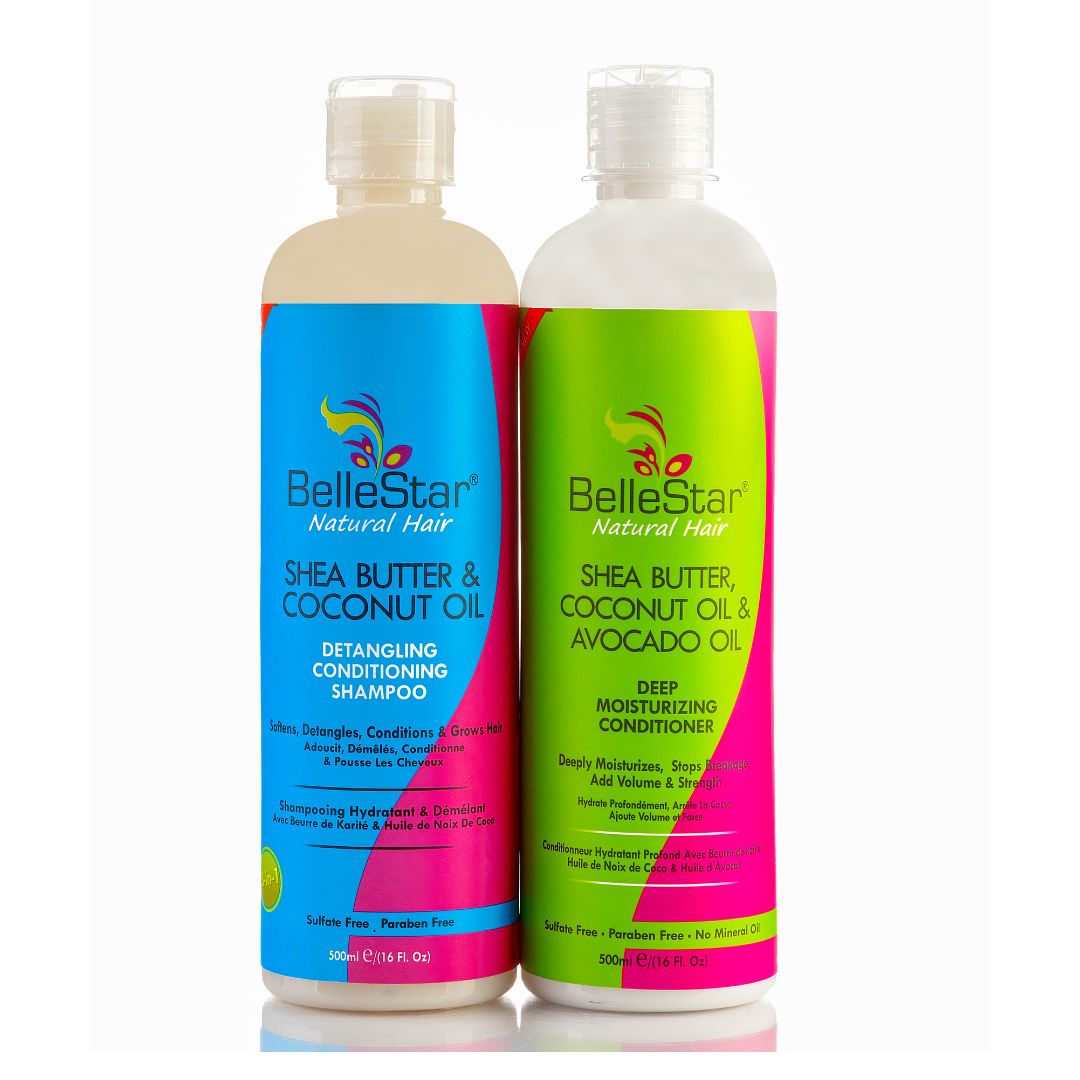 Detangling Conditioning Shampoo & Deep Moisturizing Conditioner - 500ml
